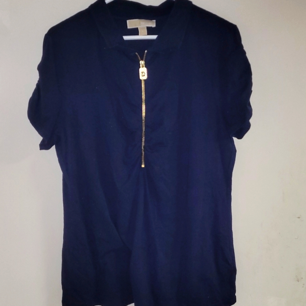 Michael Kors zip front Polo